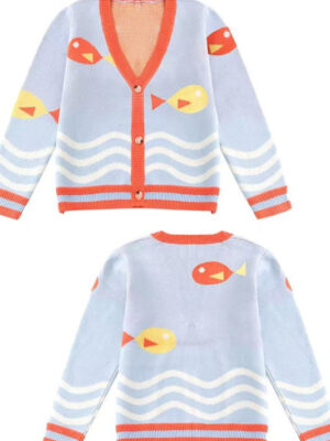 Fish bowl knit cardigan